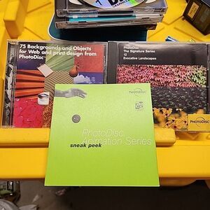 Lot of 3 PhotoDisc Royalty-Free Digital Stock Photography CD